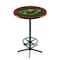 Holland Bar Stool Co 42" Black Minnesota Wild Pub Table L216B4228MinWld - alternate 1
